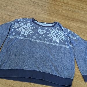 Victoria's Secret Pink Christmas crewneck Medium